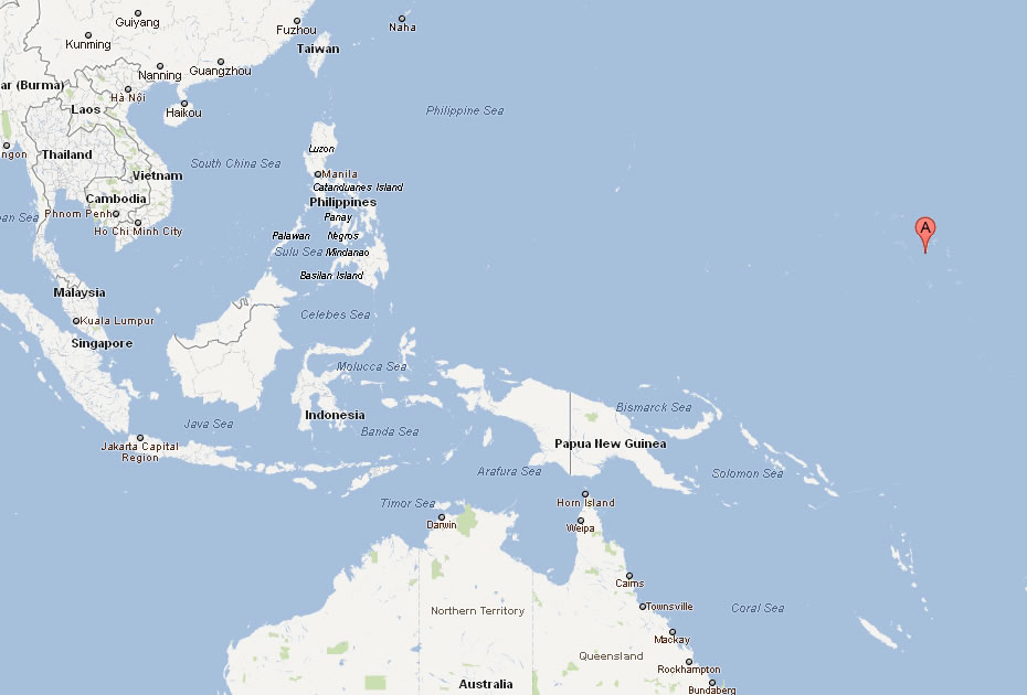carte du iles marshall oceanie australie